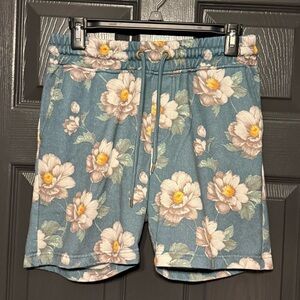 Floral Blue Men's Shorts